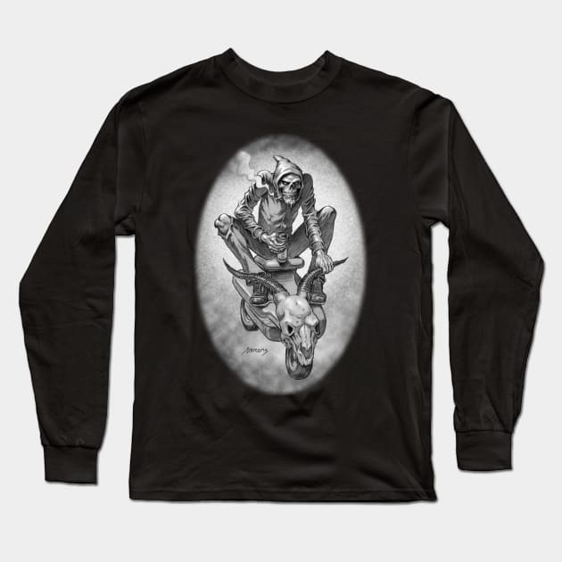 Death Rider Long Sleeve T-Shirt by Paul_Abrams